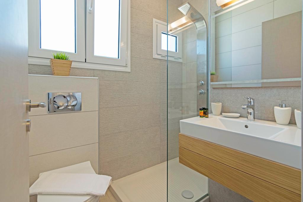 Sonja Beachfront Apartments Káto Daráco Kültér fotó