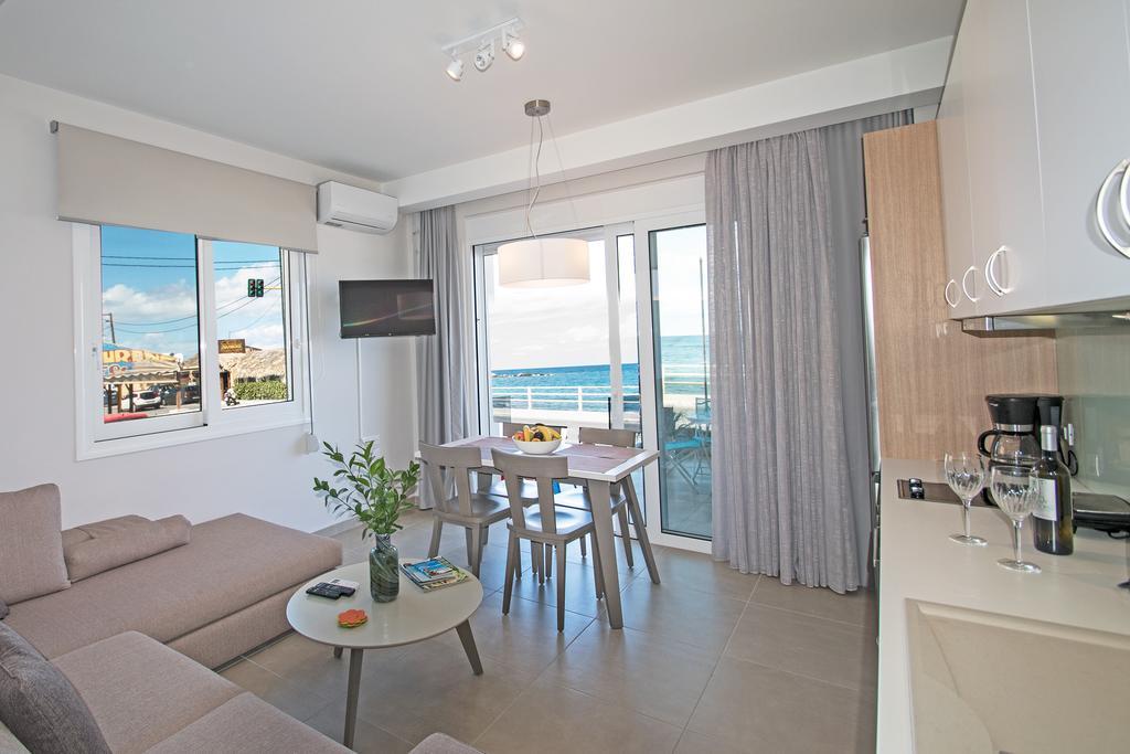 Sonja Beachfront Apartments Káto Daráco Kültér fotó