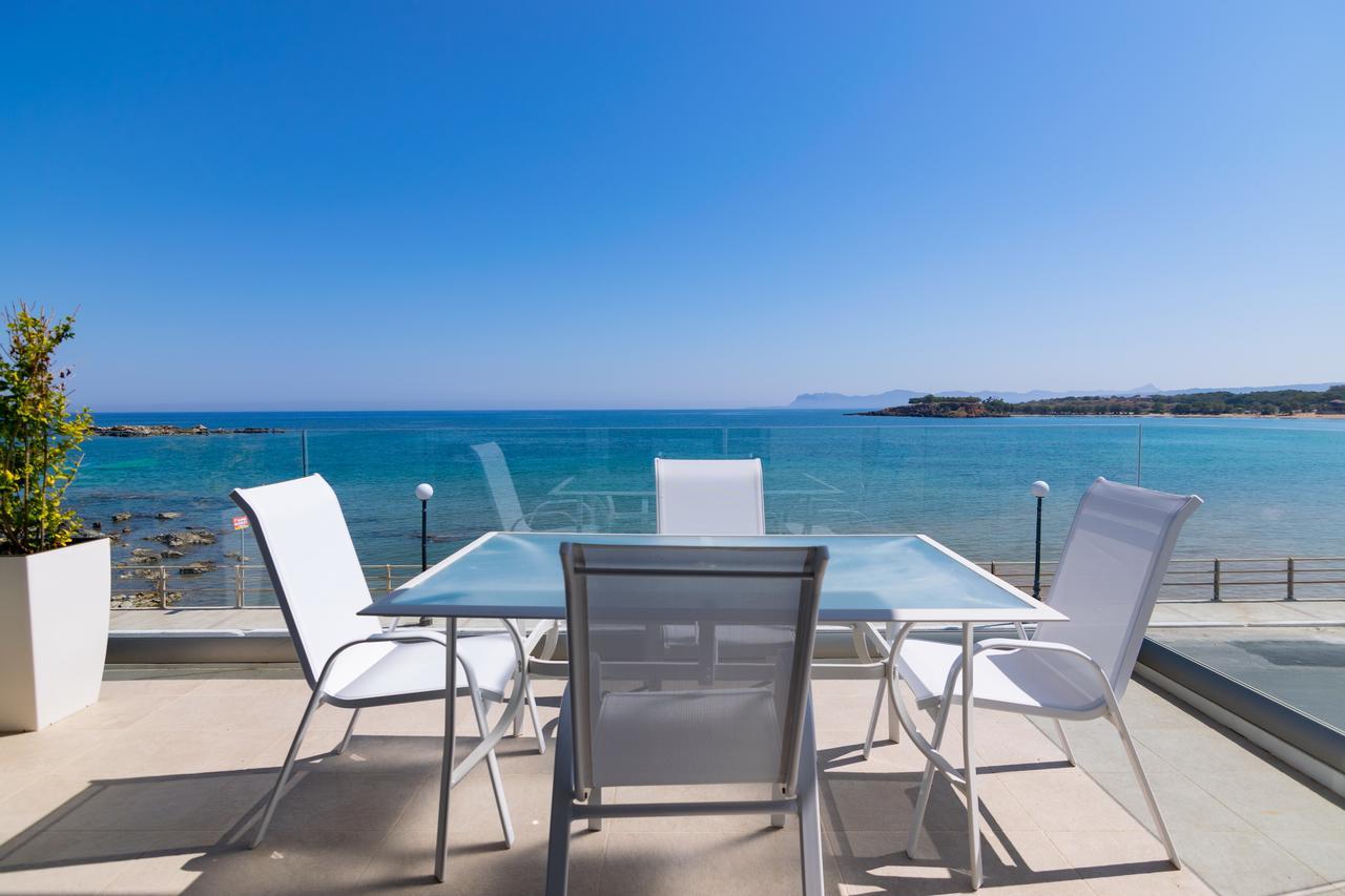 Sonja Beachfront Apartments Káto Daráco Kültér fotó