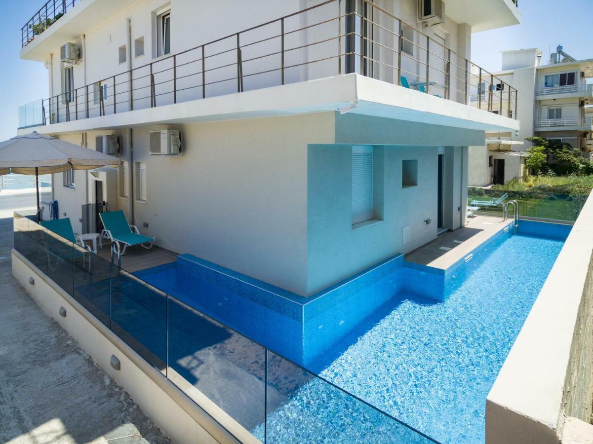Sonja Beachfront Apartments Káto Daráco Kültér fotó