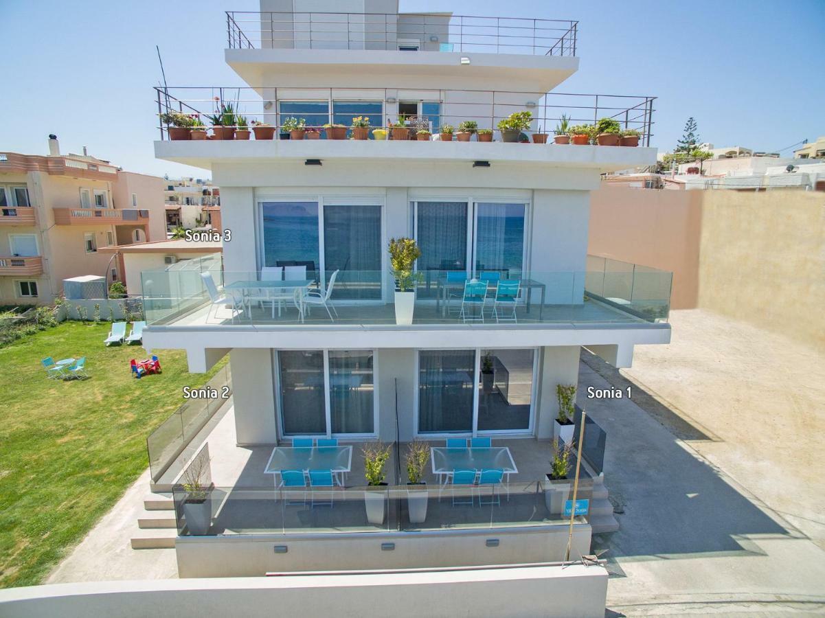 Sonja Beachfront Apartments Káto Daráco Kültér fotó